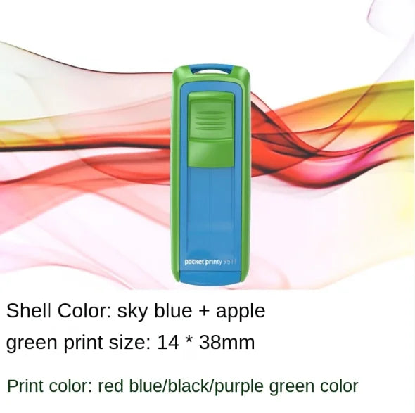 Rectangle Pocket Self Inking Engraving Rubber Stamp Hold DIY Material for Laser Engraving Stamping Machine