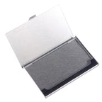2022 New Waterproof Stainless Steel Business ID Credit Card Holder Luxury Silver Aluminium Case Cover Unisex Card Wallet