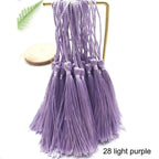 100pcs/lot 13cm Tassel Silk Fringe Silky Floss Bookmark Tassels Mini Tassels For DIY Craft Jewelry Making Souvenir Bookmarks