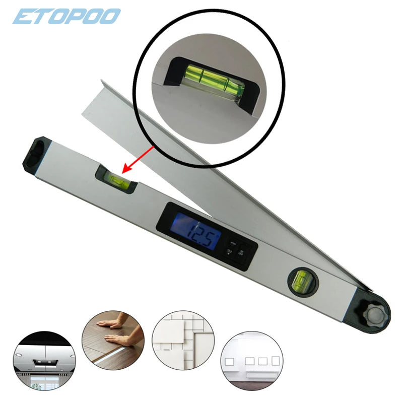 400mm/16inch High Quality Digital Angel Level LCD Display Digital Protractor Level Spirit Level Angle Finder