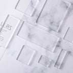 9 Sizes Clear Acrylic Stamp Block for DIY Crafts Card Making Decorations Scrapbooking Handmakes Use with Acrylic Stamps Tools