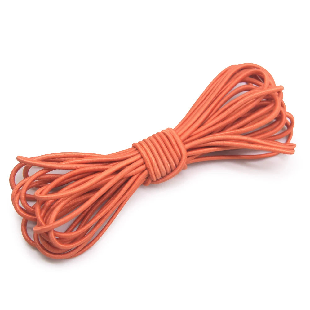 2.5mm Elastic Rope Elastic Band Shock Cord Bungee Rubber Band Stretch Thread for Garment Accessory Craft Handmade DIY