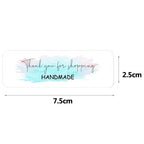 120Pcs/roll Thank You For Your Order Stickers Pink Labels For Envelope Sealing For Small Business Decor Sticker Stationery