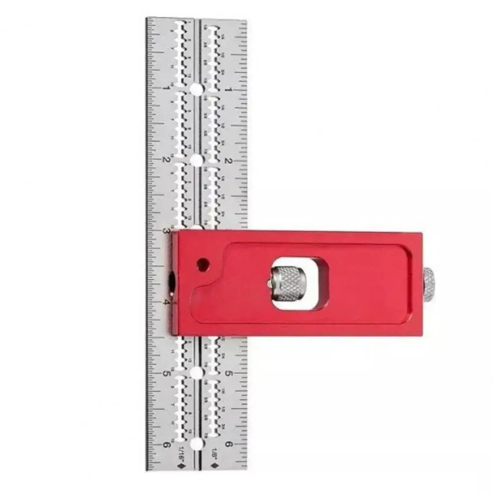 T-type Hole Ruler Professional Combination Square Angle Ruler Adjustable Protractor Right Angle Ruler Carpenter Measuring Tools