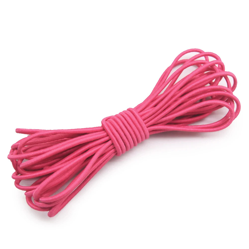 2.5mm Elastic Rope Elastic Band Shock Cord Bungee Rubber Band Stretch Thread for Garment Accessory Craft Handmade DIY