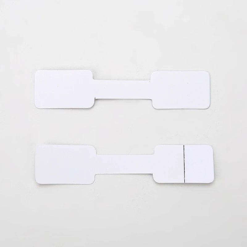 100pcs Paper Small Price Tags Stickers For Ring Jewelry Making Blank Price Labels Hang Tag Card Diy Necklace Bracelet Packaging