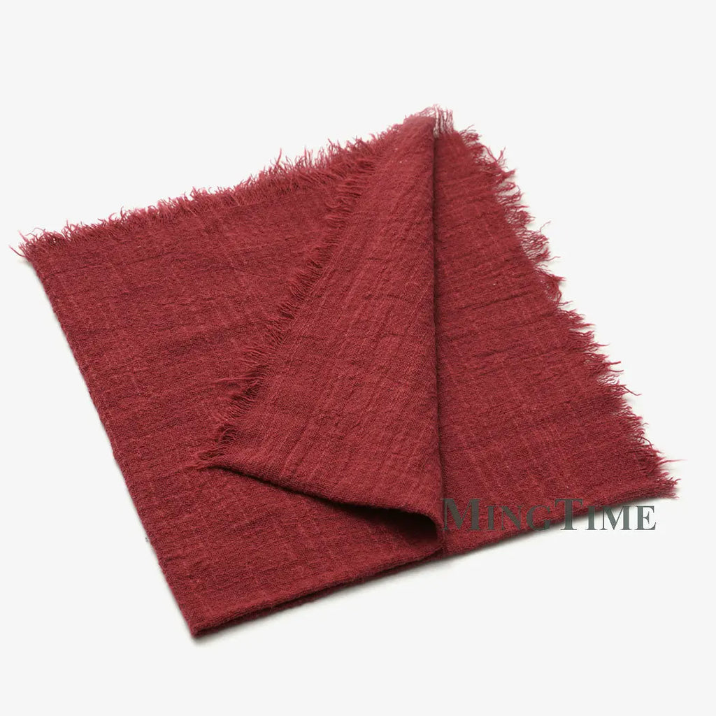 Napkin Cotton Cloth 41*41cm Rustic Gauze Hanky Tea Towel Dining Place Mats Wedding Supplies Linen Home Table Decor