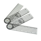 2 in 1 Pain Goniometer Spinal Goniometer Ruler Motion Tester Pain Rating Scale 360 Professional Medical Protractor Angle Ruler