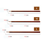 3pcs/set Metal Weasel Hair Brush Pen Hook Line Paint Brush Chinese Calligraphy Brush Art Oil Painting Brush