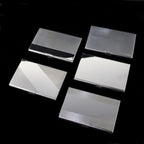 2022 New Waterproof Stainless Steel Business ID Credit Card Holder Luxury Silver Aluminium Case Cover Unisex Card Wallet