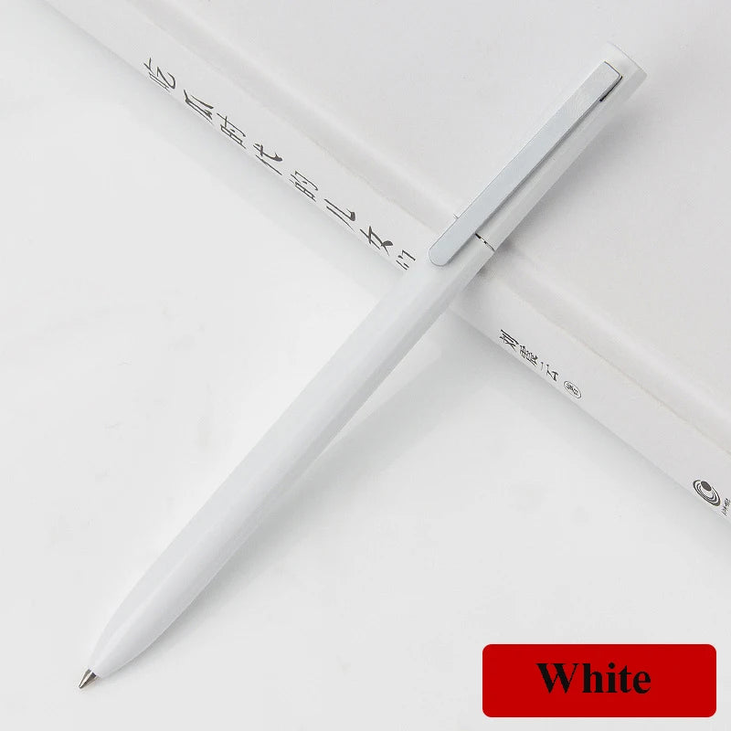 Metal Rotating Gel Pen Sign Pen with Refills for Xiaomi Metal Sign Pens 0.5MM Smooth Low-Key Elegant and Firm Office Business