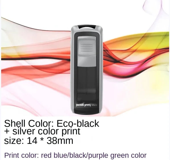 Rectangle Pocket Self Inking Engraving Rubber Stamp Hold DIY Material for Laser Engraving Stamping Machine