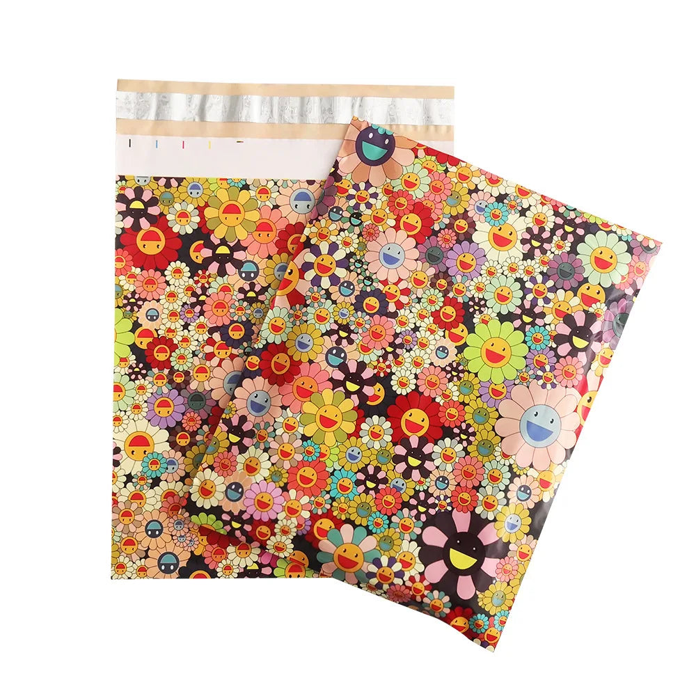 10PCS 10x13'' 26x33cm Printed Poly Mailer Packaging Envelopes with Self Seal Courier Storage Bags Mailing bags Packaging Bags