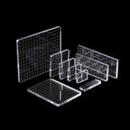 9 Sizes Clear Acrylic Stamp Block for DIY Crafts Card Making Decorations Scrapbooking Handmakes Use with Acrylic Stamps Tools