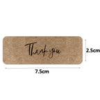 120Pcs/roll Thank You For Your Order Stickers Pink Labels For Envelope Sealing For Small Business Decor Sticker Stationery
