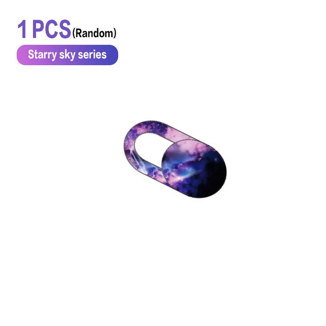 Starry Sky Pattern WebCam Camera Cover Laptop Stickers for Laptops Macbook Smart Phone Privacy Protection Shutter Slider Sticker