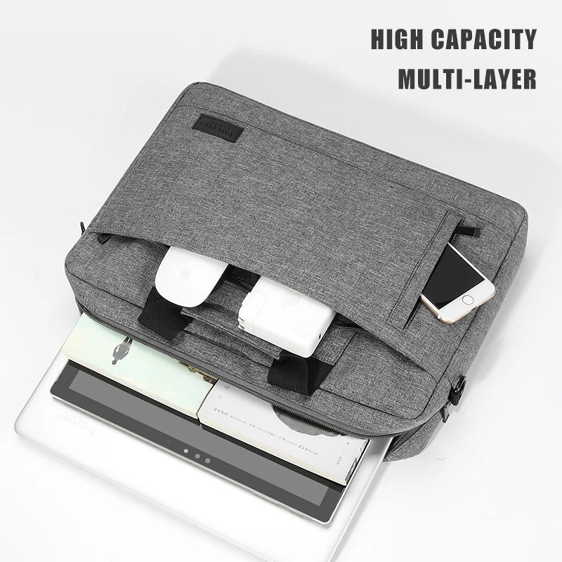 Laptop Bag Sleeve Case Shoulder Handbag For M3 M4 14 15 15.6 17 Inch Macbook Air Pro 13.3 Huawei Asus Dell Notebook Briefcases