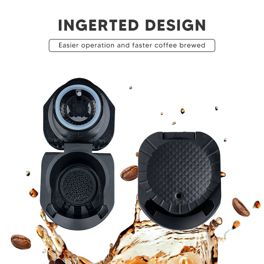 icafilas Reusable Adapter for Dolce Gusto Piccolo xs Maker & for Nescafe Genio S Plus Nespresso Coffee Capsule Convert Holder