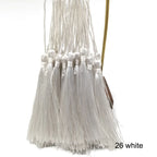 100pcs/lot 13cm Tassel Silk Fringe Silky Floss Bookmark Tassels Mini Tassels For DIY Craft Jewelry Making Souvenir Bookmarks