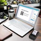 DETONGER DP23S Barcode QR Code Clothes Jewelry Price Tag Printer Android iOS Bluetooth Connection PC Printer