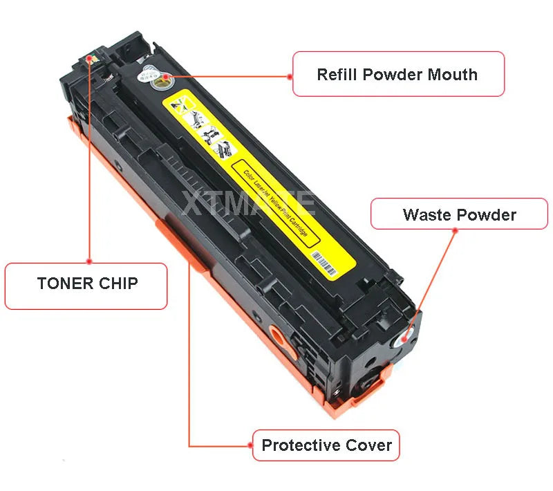 1.1K 0.9K 204A Toner cartridge CF510A CF511A CF512A CF513A for HP M154nw 154a M180nw M180n M181fw M154 laser toner cartridge