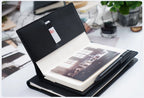 100% Genuine Leather Cover A5A6B6 Sketchbook Planner with Grid Blank Insert Retro Notebooks and Journals Diary Cover Stationery