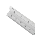 2020 New 30cm Aluminium Metal Triangle Scale Architect Engineer Technical Ruler