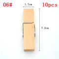 1/20/30/50 PCS Different Sizes 25mm/35mm/44mm/150mm Natural Wooden Clips For Photo Memo Office Clothespin Craft Decoration Pegs