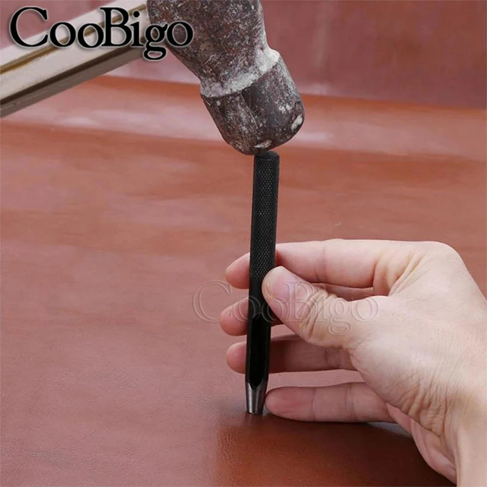 1 Piece Metal Puncher Round Punch Hole Mold Die Cutter for Punching Eyelet Rivet Belt Sewing Craft Leather Working Tools 1-25mm
