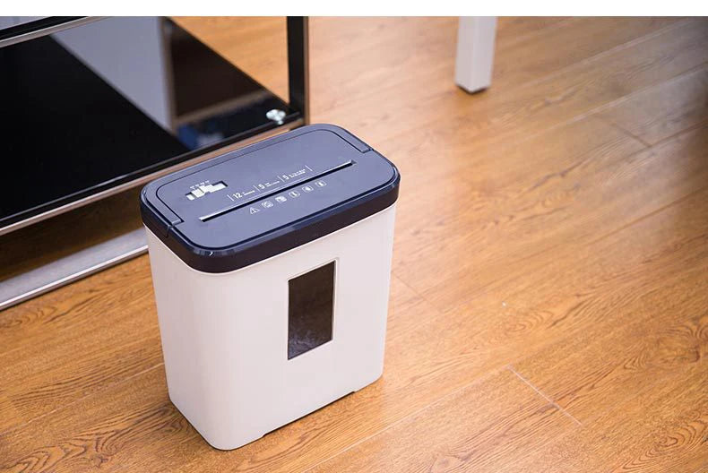12L Level 4 Confidential Paper Shredder Mini Office Household Granular Paper Document Shredder can continuously shred 5 sheets