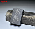Chinese Inkstone Rectangle Calligraphy Ink stone student Ink Well with cover Inkwell Grinding Made of Natural stone Ink-well