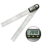SHANHR 200mm/300 mm Digital Meter Angle Inclinometer Angle Digital Ruler Electron Goniometer Protractor Angle Finder