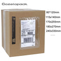 100PCS/14sizes Packing List Envelope Clear Face Invoice Slip Enclosed Pouch Self Adhesive Shipping Invoice Label Envelopes