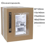 100PCS/14sizes Packing List Envelope Clear Face Invoice Slip Enclosed Pouch Self Adhesive Shipping Invoice Label Envelopes