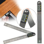 0-200/300mm Digital Angle Finder Meter 0-360 Degree Stainless Steel LCD Protractor Goniometer Ruler