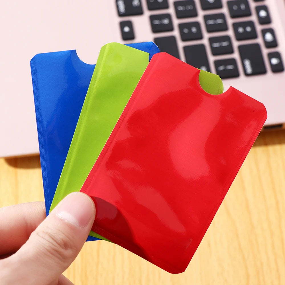 5Pcs Anti Theft for RFID Credit Card Protector Blocking Cardholder Sleeve Skin Case Covers Protection Bank Card Case New