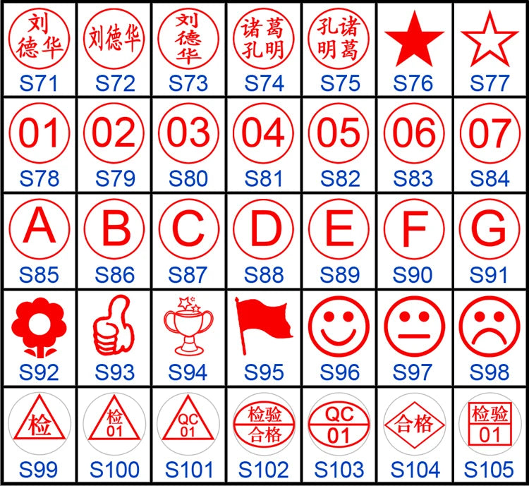 Custom QA QC Teacher Name Ink Stamp Signature Calligraphy Selfing-Inking Personalized Letter Stamp For School Student Child