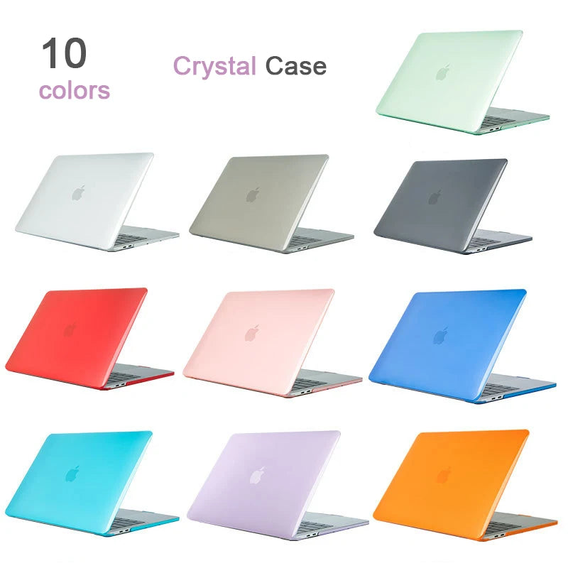 Crystal Laptop Case For Apple Macbook Air 13 A2179 A2337 A2681 For M1 Chip Pro 13 A2338 Macbook 13 15 16 14 112 Protective Cases