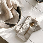 High Quality 100% Linen Napkins Restaurant Wedding Dinner Solid Color Cloth Pure Linen Classical Custom Home Table Napkin