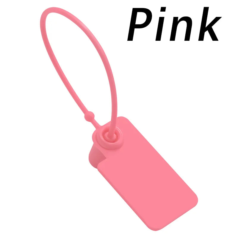 100 Custom Product Hang Tags Label Plastic Security Garment Clothes Shoes Bag Key Gift Logo Brand Printed Labels Tag 160mm/6.3"