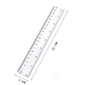 Transparent Plastic Ruler 6/8/12 Inch Standard/metric Rulers Straight Ruler Measuring Drawing For Student School Office Supplies