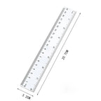 Transparent Plastic Ruler 6/8/12 Inch Standard/metric Rulers Straight Ruler Measuring Drawing For Student School Office Supplies