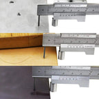 200mm 300mm 400mm 500mm Stainless Steel Parallel Marking Vernier Caliper Marking Gauge with Carbide Scriber Marking Gauge Tool