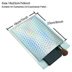 10PCS Holographic Metallic Bubble Mailer Laser Gift Bags Glamour Colorful Foil Bubble Envelopes Padded Shipping Mailing Envelope