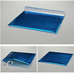 30pcs/lot Blue Aluminized Bubble Mailer Gift Packaging Self Seal Bag Large Size Shipping Mailing Envelope