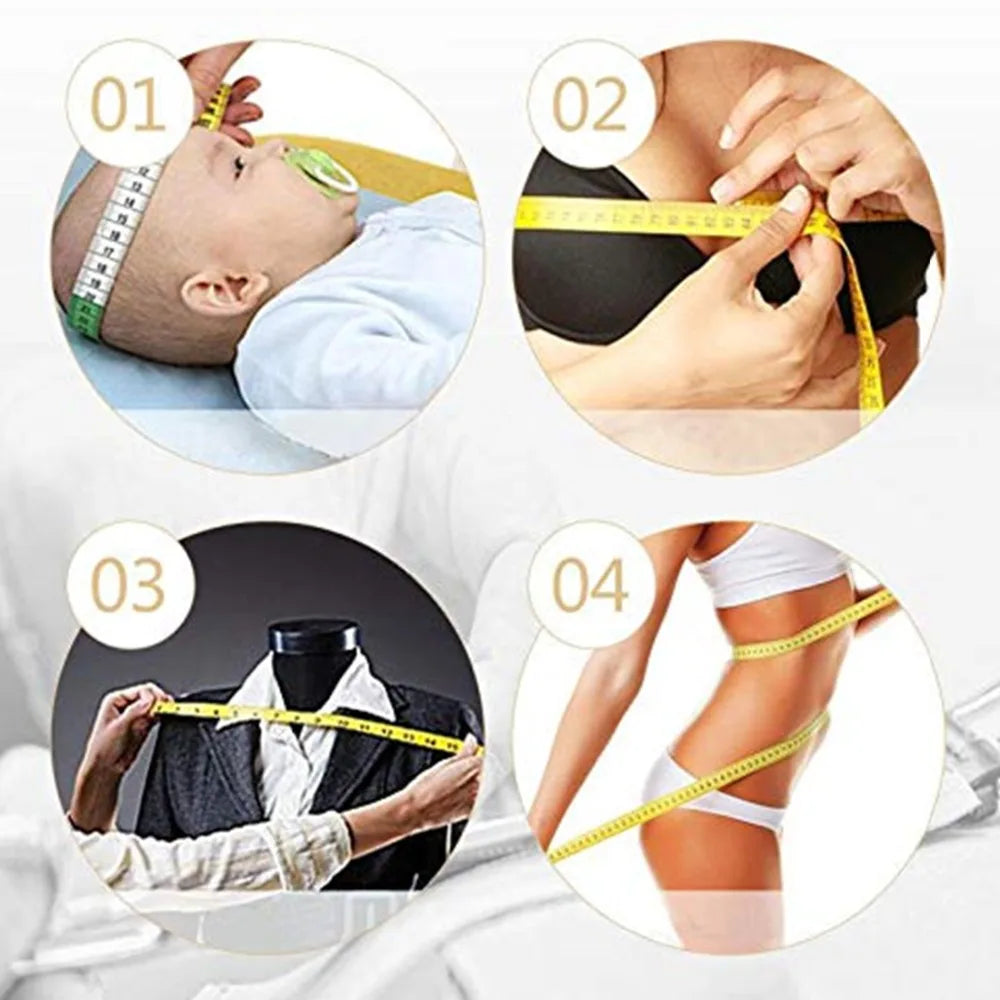 Top Quality Durable Soft Body Measuring Measure Ruler Dressmaking 1.5M 2M 3 Meter 300 CM Sewing Tailor Tape