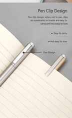 Deli Metal Gel Pen Rollerball Caneta ручка Ballpoint 0.5MM Signing Pens for Office Students Business Stationary Supplies