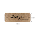 120Pcs/roll Thank You For Your Order Stickers Pink Labels For Envelope Sealing For Small Business Decor Sticker Stationery