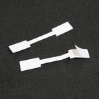 100 Pieces White Blank Price Tag Square Round Heads Paper Labels Sticker For Ring Necklace Bracelet Jewelry Display Retail Store
