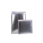 50Pcs/Lot 11x13cm Sliver Aluminum Bubble Shipping Bag Padded Envelopes Bubble Mailer Bag Aluminum Foil Gift Bag Packing Wrap